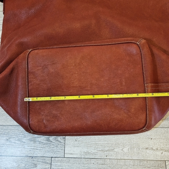 Coach Vintage 9151 Red Leather Legacy Duffle Bucket Tote D2S-9151 Hobo Boho - Picture 6 of 14